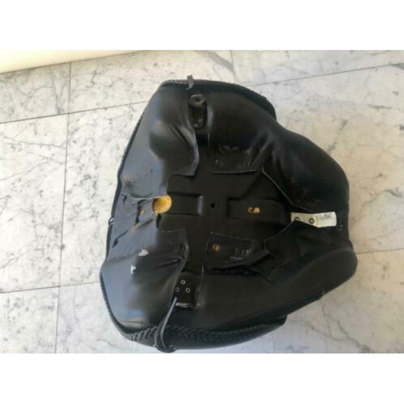 Lederen Harley Softail Evo solo zadel seat selle 84-99