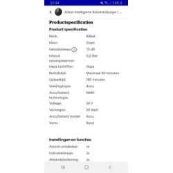 Aiibot Intelligente Robotstofzuiger