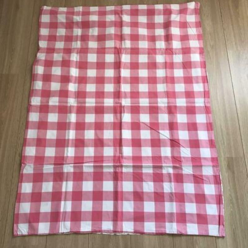 Bibelotte roze dubbelzijdig dekbedovertrek ledikant + hoes
