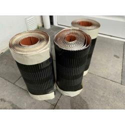 Nokvorstband Terracotta 5m Aluminium geventileerd