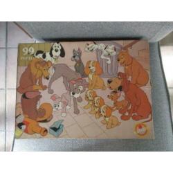 Walt Disney Puzzel Lady en de Vagebond