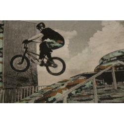 Leuk stoer zwart shirt van Outfitters Nation. Maat 146 xs