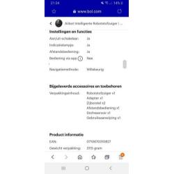 Aiibot Intelligente Robotstofzuiger