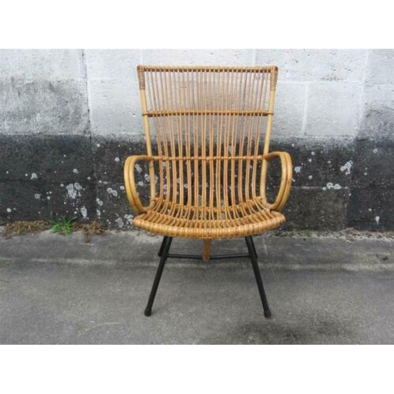 Stoel '60s ( rotan ) Retro/Vintage/Design