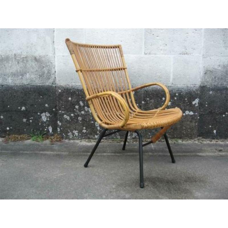 Stoel '60s ( rotan ) Retro/Vintage/Design
