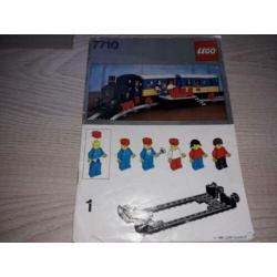 lego trein set 7710 met boekje rails enz compleet