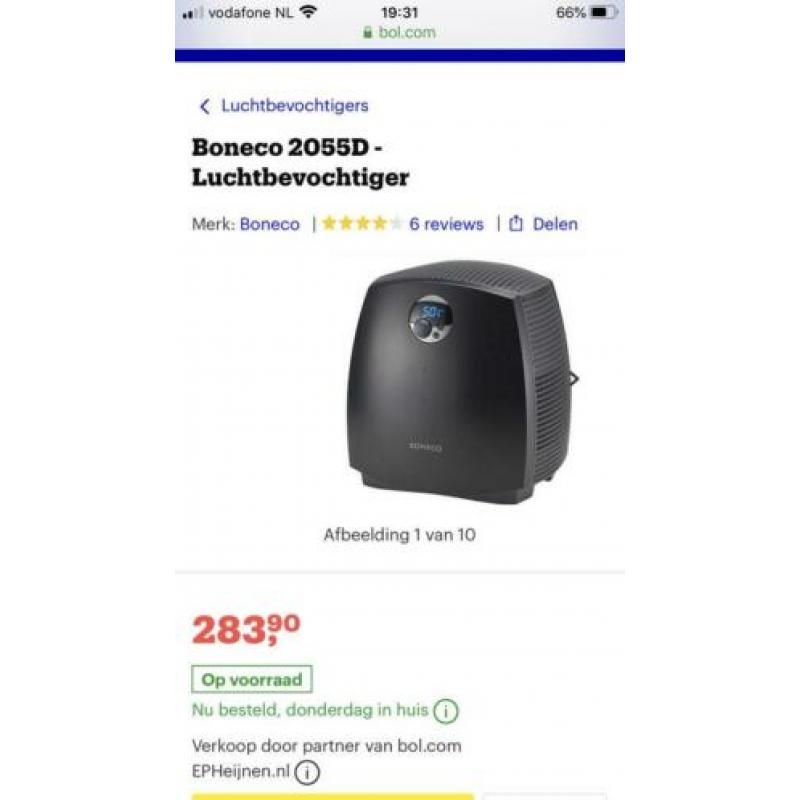 Boneco 2055d luchtonvochtiger