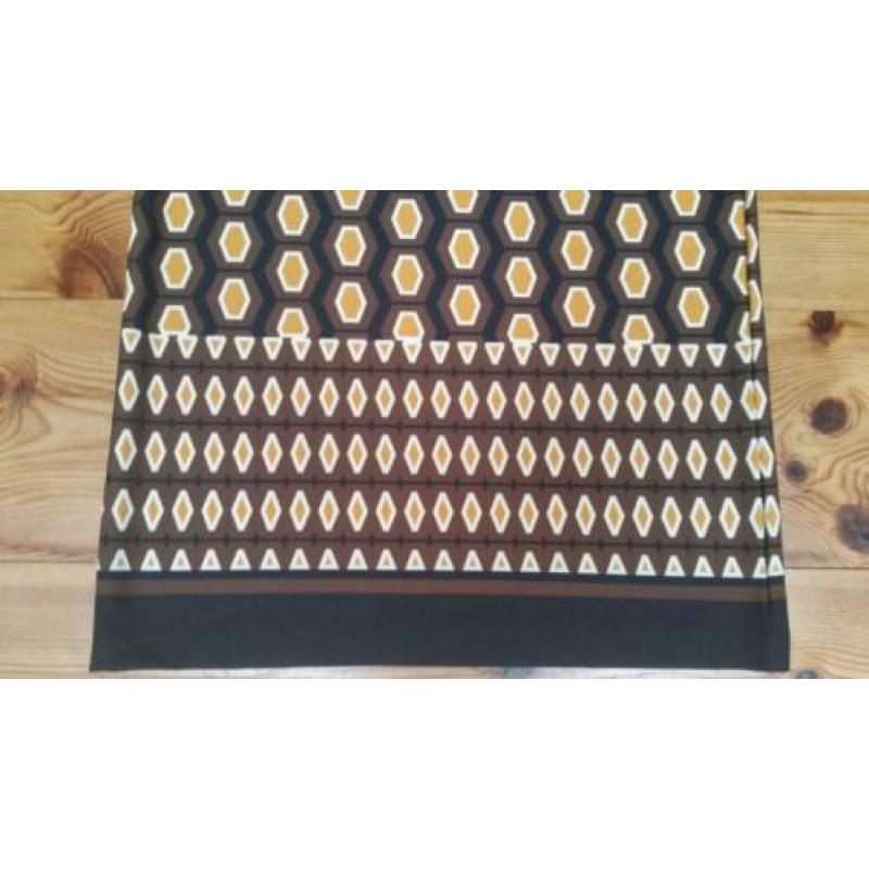 Bruin, geel zwarte jurk 40. Anna's dress affair.