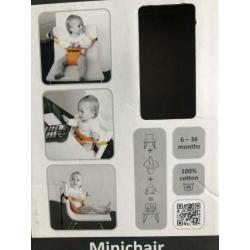Minimonkey veilig zitten in elke stoel, op reis, baby,peuter