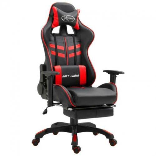 NIEUWE Gamestoel Xtreme met voetensteun rood/zwart Op=Op!