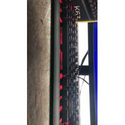 Corsair k63 gading toetsenbord red switches