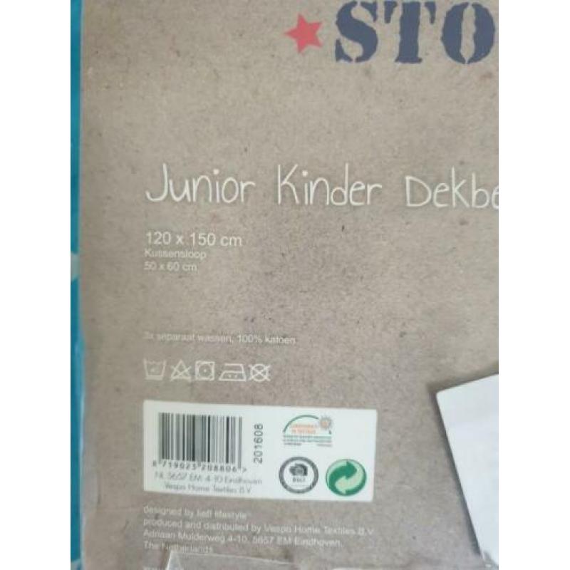 Nieuwe peuter bedje dekbedovertrek van lief ( stoer )