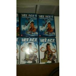 Mooie set dvd's ice age deel 1,2,3 en 4 ook blue Ray