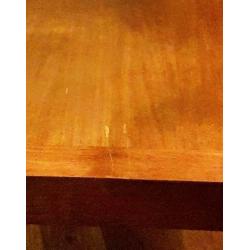 Tafel, hout, massief, eettafel.