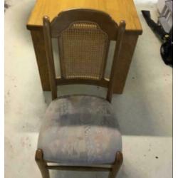 Massief eiken meubels en stoelen