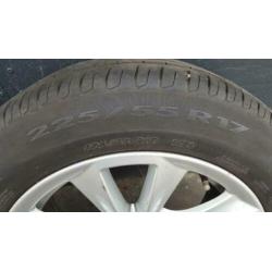 F10 F11 Velgen met Banden 225 55 R17 5 serie 6780720 BMW 236