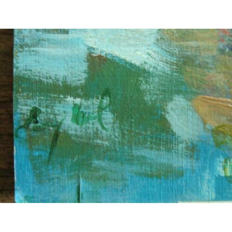 Schilderij Kinderen spelend in Zee