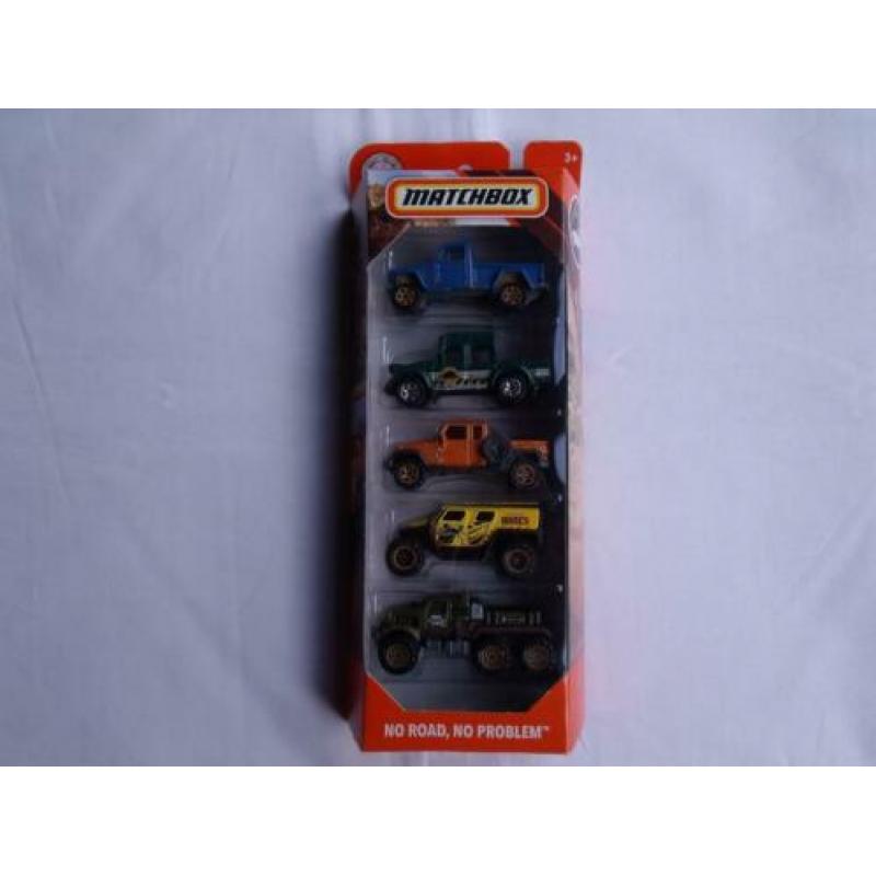 Matchbox 2 x 5Pack Trucks en Auto's 1:64 Hot Wheels hsmi
