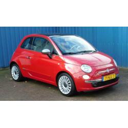 Fiat 500 0.9 TwinAir Lounge " 85 Pk | Glazendak | Rood Metal