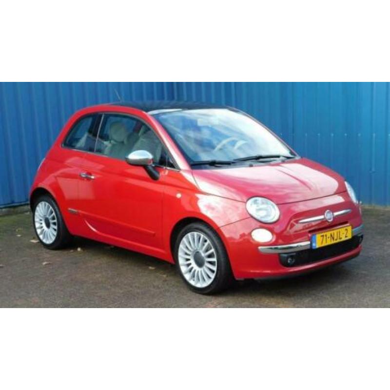 Fiat 500 0.9 TwinAir Lounge " 85 Pk | Glazendak | Rood Metal