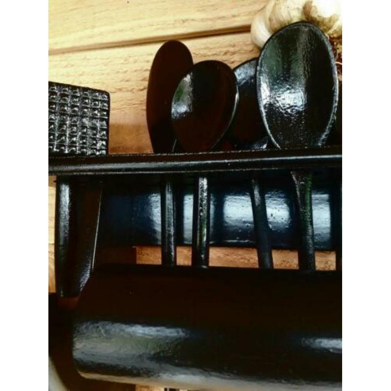Houten lepelrek, 11 delig