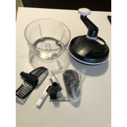 Tupperware QuickChef Pro Chopper/Hakmolen - Zwart
