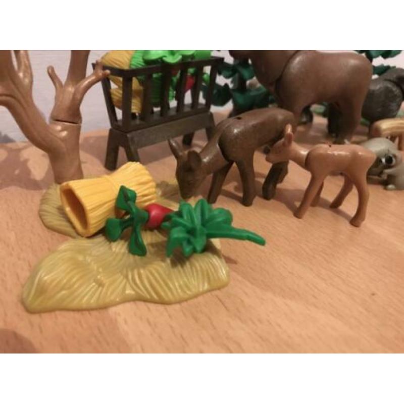 Playmobil bosdieren met poppetje