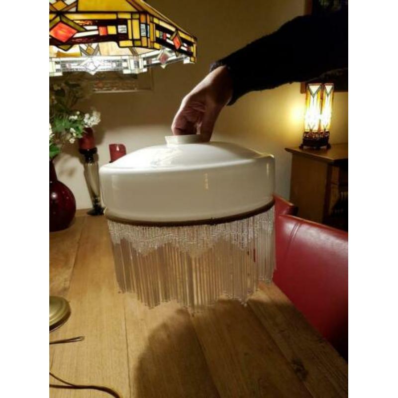 Lampen met kralen Art Deco/ Vintage