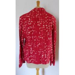 Mooi rood print jasje van Xandres (Belgium)! 46