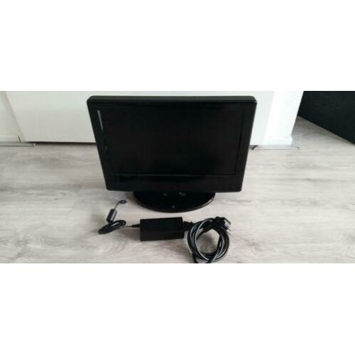 Qmedia LCD tv 15,6 inch met DVD speler ingebouwd.