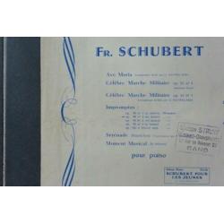 2 Oude partituren Fr. Schubert.