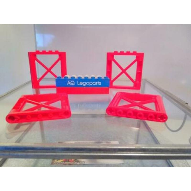 Lego | 64448 | Rood | Support 1 x 6 x 5 Girder Rectangular