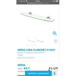 Geesa planchet nieuw Luna collection