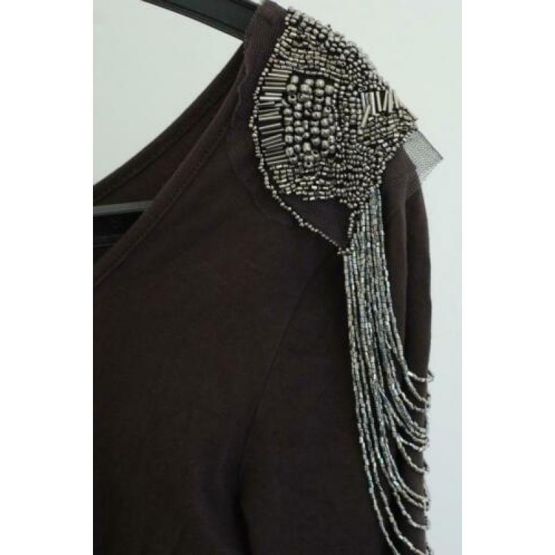 H&M jurk met schouder ketting maat M