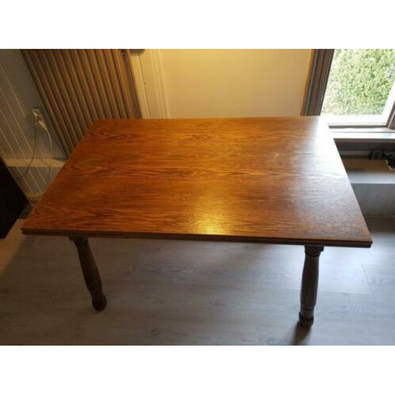 Houten tafel uitschuifbaar 133 x 88 x 75 cm (LxBxH)
