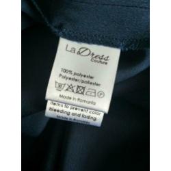 ladress blouse in navy, maat XS en incl verzenden.