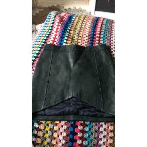 American Retro rok groen leer s