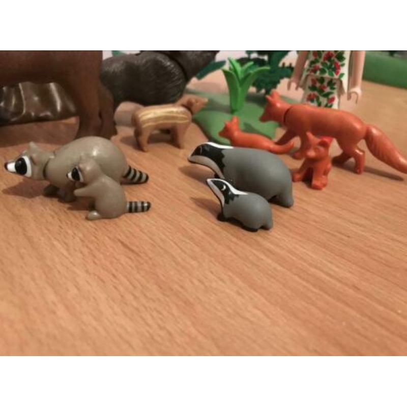 Playmobil bosdieren met poppetje