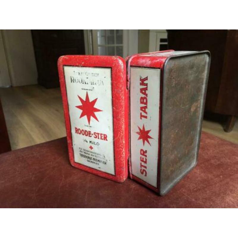 Oud blik Roode-Ster Tabak