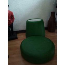 Poef jaren 70 paddestoel model heel apart
