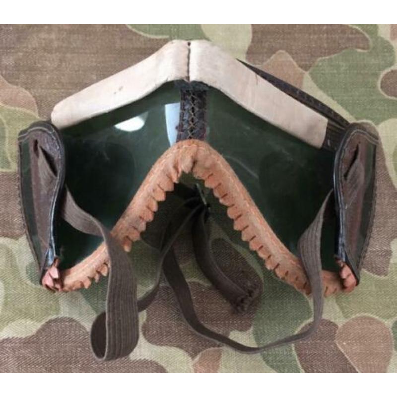 WW2 US Army - Goggles Ski / Mountain - Green Lenses