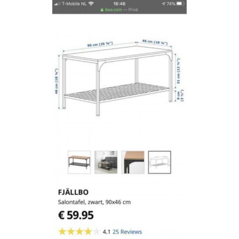 Ikea fjällbo salontafel