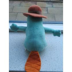 2 x Perry het Vogelbekdier Disney bruine hoed oranje staart