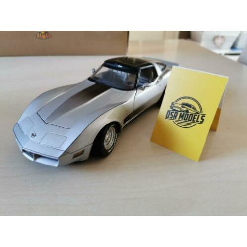 1:18 Chevrolet corvette C3 uit 1982 van AUTOart