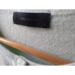 Superzacht mintgroen vestje Vero Moda L 38/40 ala King Louie