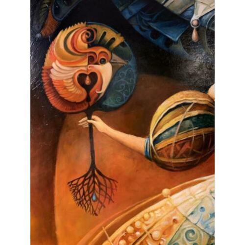 “Europa” door Boris Shapiro 100x90 cm