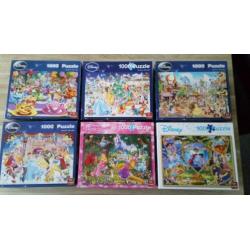 6 disney puzzels