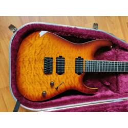 Schecter Banshee - Nazgûl & Sentient Pickups - Hiscox case
