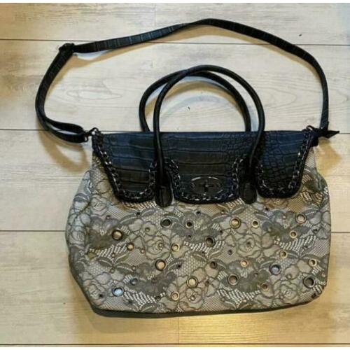 Gillian stoere slangenprint tas shopper Snake