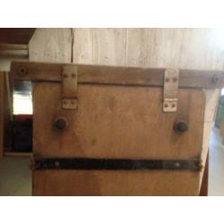 Brocante oud houten luik - luikje - deurtje